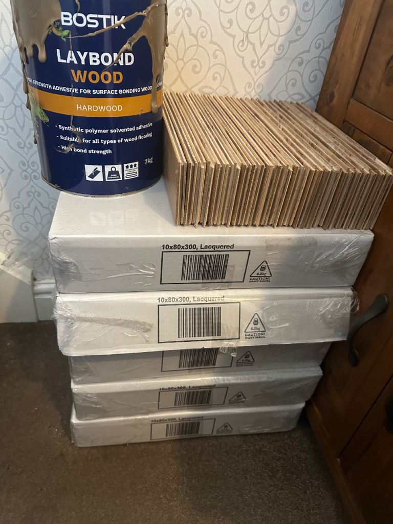 Herringbone wood flooring NEW 50 per box 