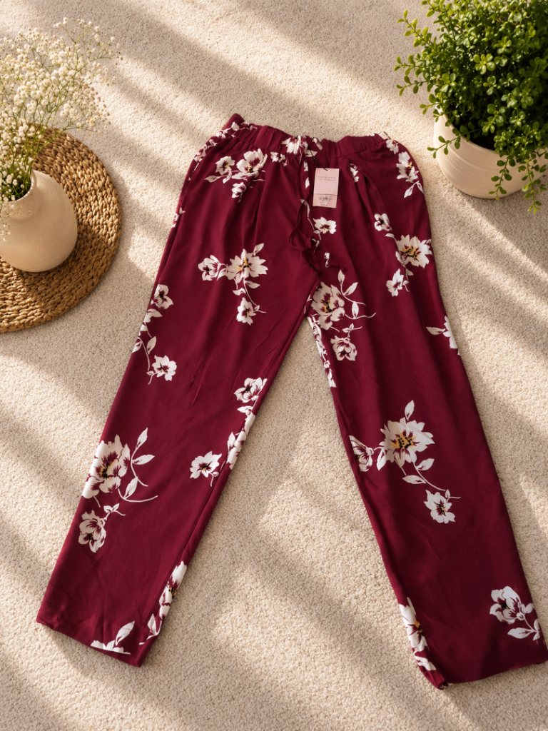 Miss Selfridge Petite Size 10 Women's Trousers – Floral Print, New With Tags