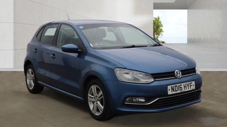 VOLKSWAGEN POLO 1.2 TSI 90 MATCH 5DR Hatch AZURE BLUE LONG MOT EXCELLENT CAR