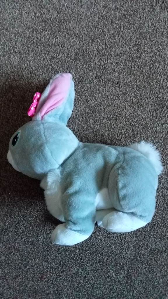 image for Toy action rabbit jumps and squeaks vgc