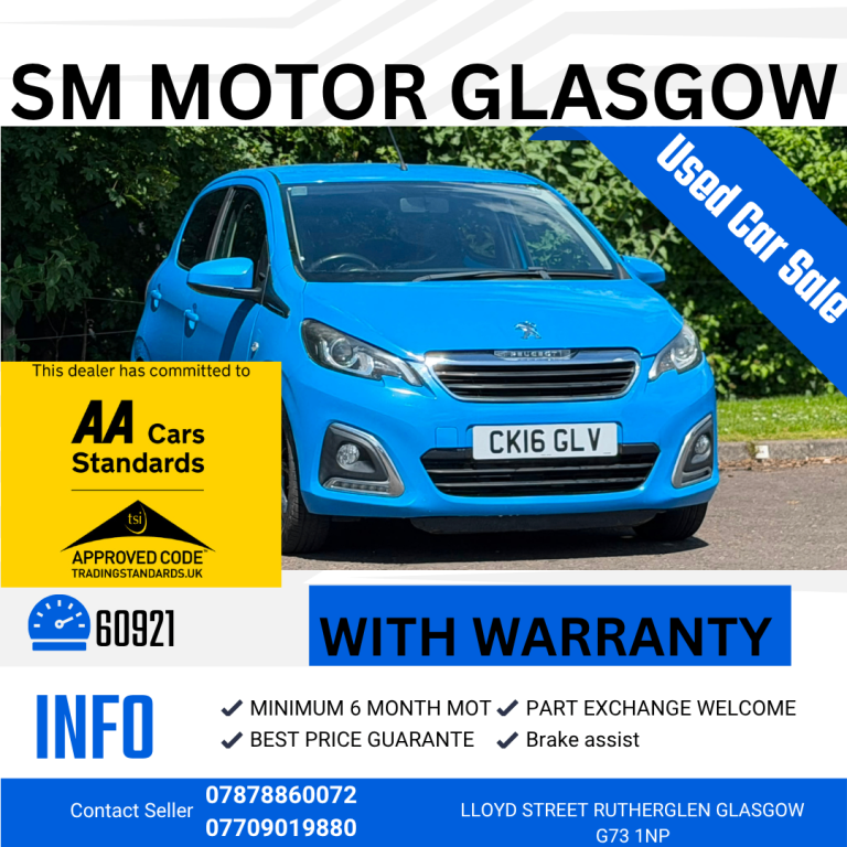Peugeot, 108, Hatchback, 2016, Manual, 1199 (cc), 5 doors