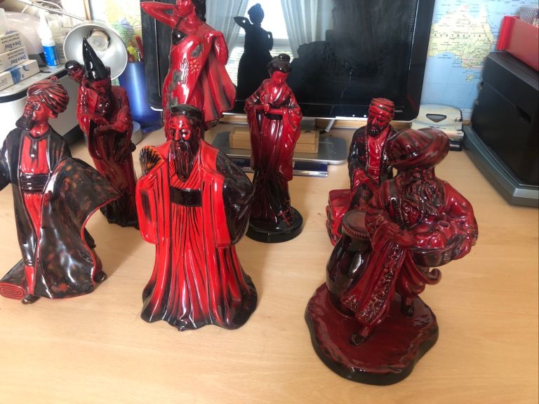 Royal doulton flambe 