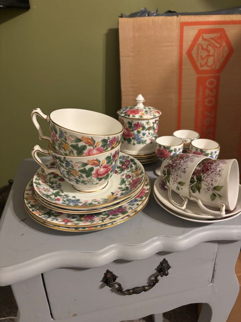 Bone China tea sets (job lot)