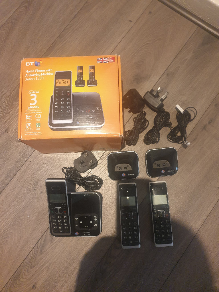 BT house phone and answer machine 