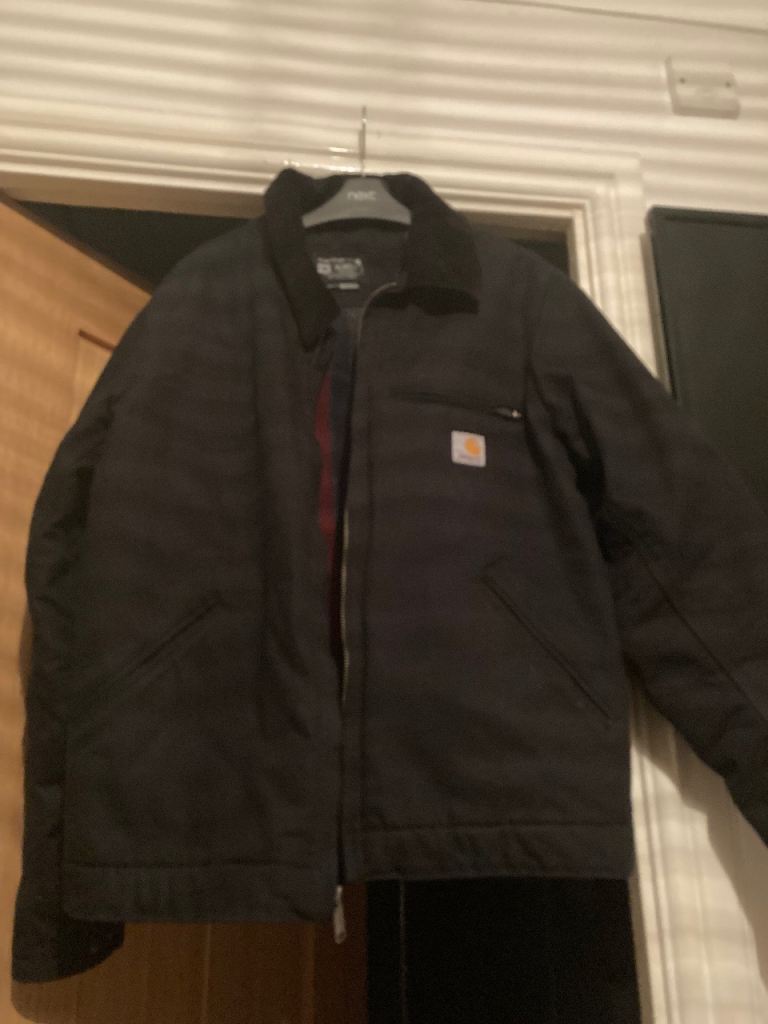 image for CARARTT COAT BLACK MEDIUM 