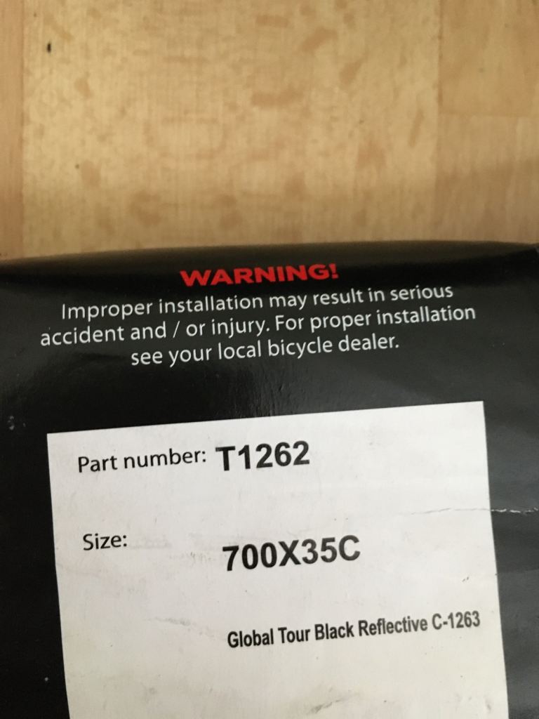 New bike tires 700x35c size fits any 27.5” wheel