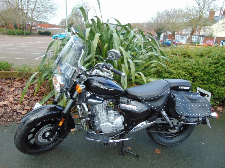 Keeway Superlight 125 2023 custom cruiser 1 owner loads of extras FSH p/ex ok   