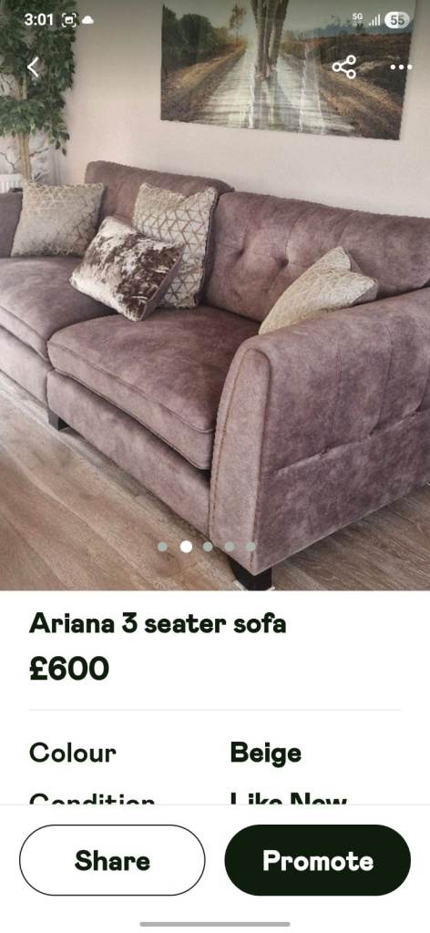3 seater sofa 