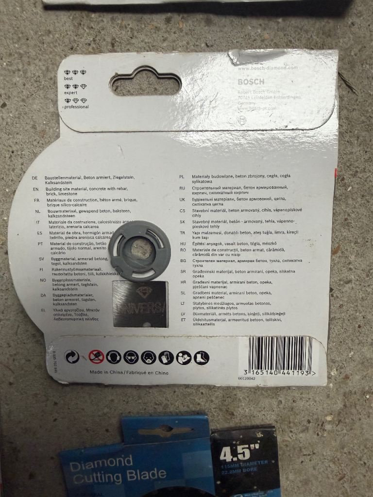 115mm diamond blades