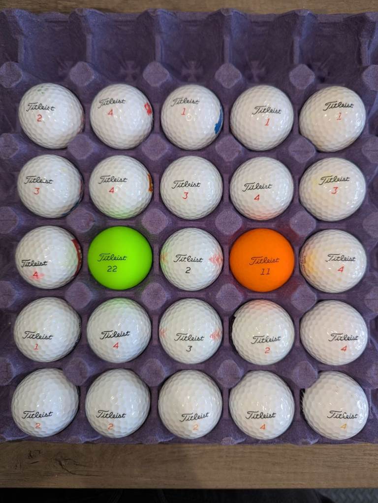 25 Titleist A Grade Condition Golf Balls 