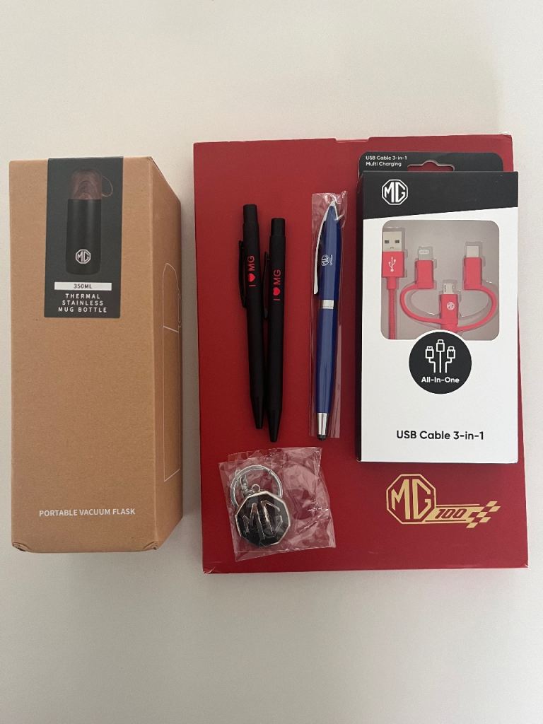 MG Genuine Official Accessories bundle worth over £80.00 