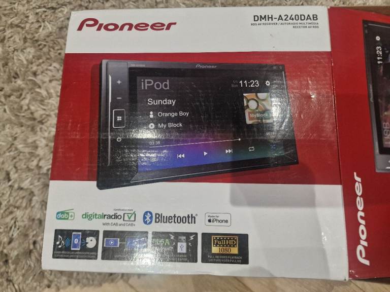 PIONEER DMH A240DAB DOUBLE DIN STEREO