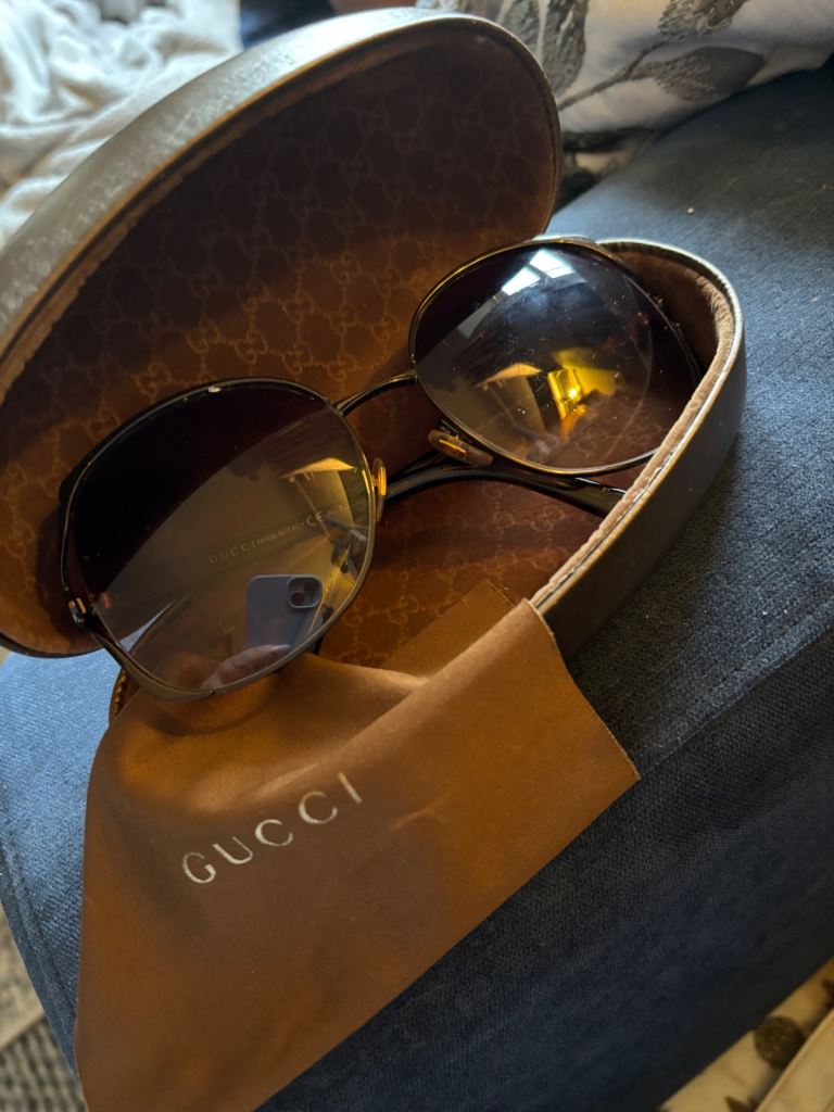 Brown Gucci Sunglasses 