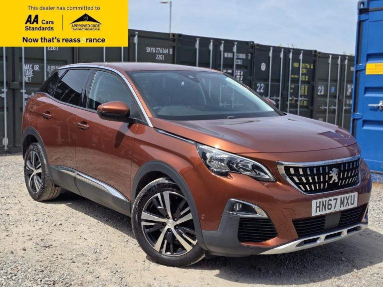 2017 Peugeot 3008 1.2 PureTech Allure SUV 5dr Petrol EAT Euro 6 (s/s) (130 ps) SUV Petrol Automatic