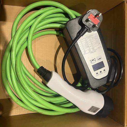 3-pin to Type 2 EV charger - 10m