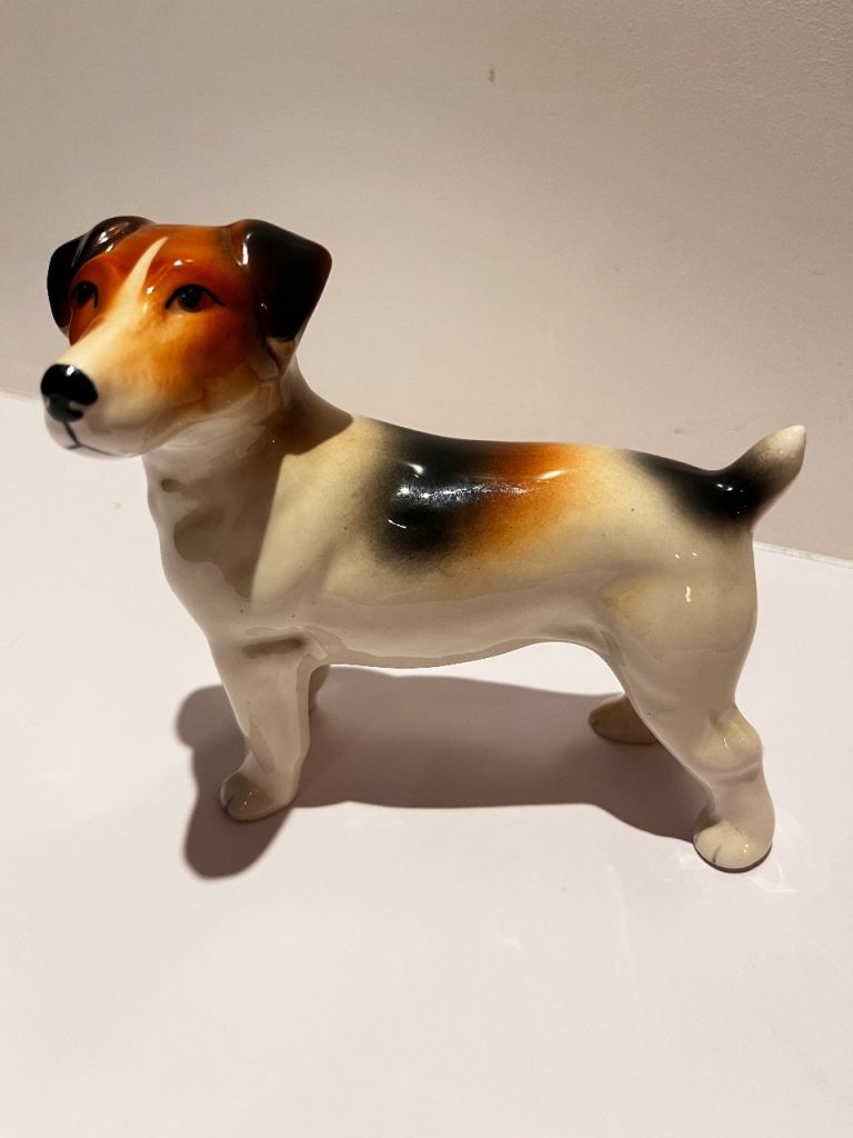Vintage Jack Russell Terrier figurine