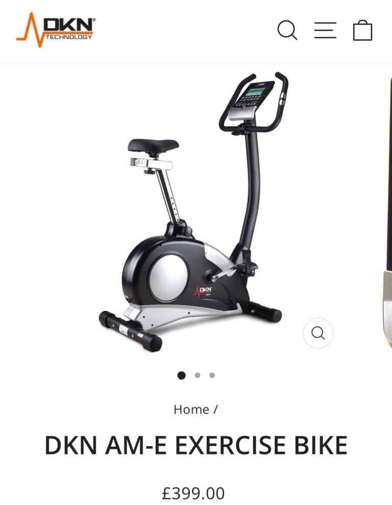 DKN AM-E Exercise Bike Excellent Condition Can Deliver 