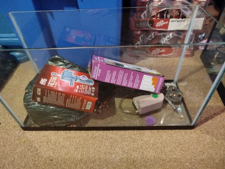 Fish tank no lid 