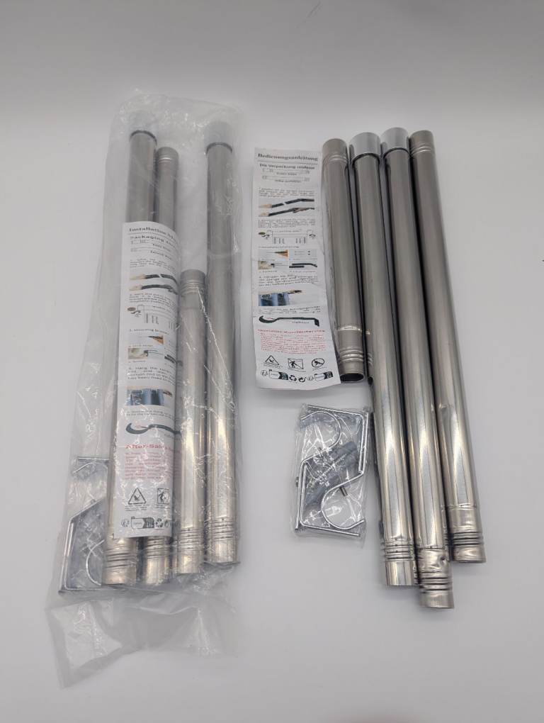 Adjustable Curtain Pole Set – Complete with Brackets