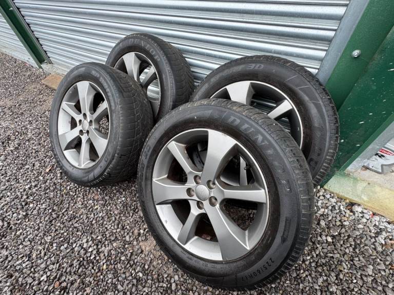 5x100 17" alloy wheels with tyres