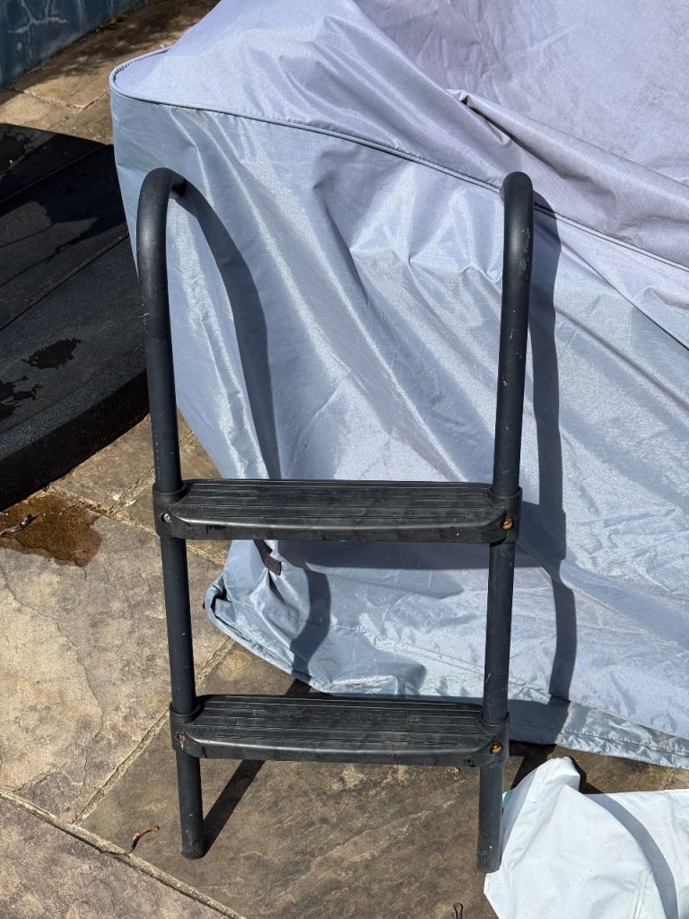 Small trampoline ladder