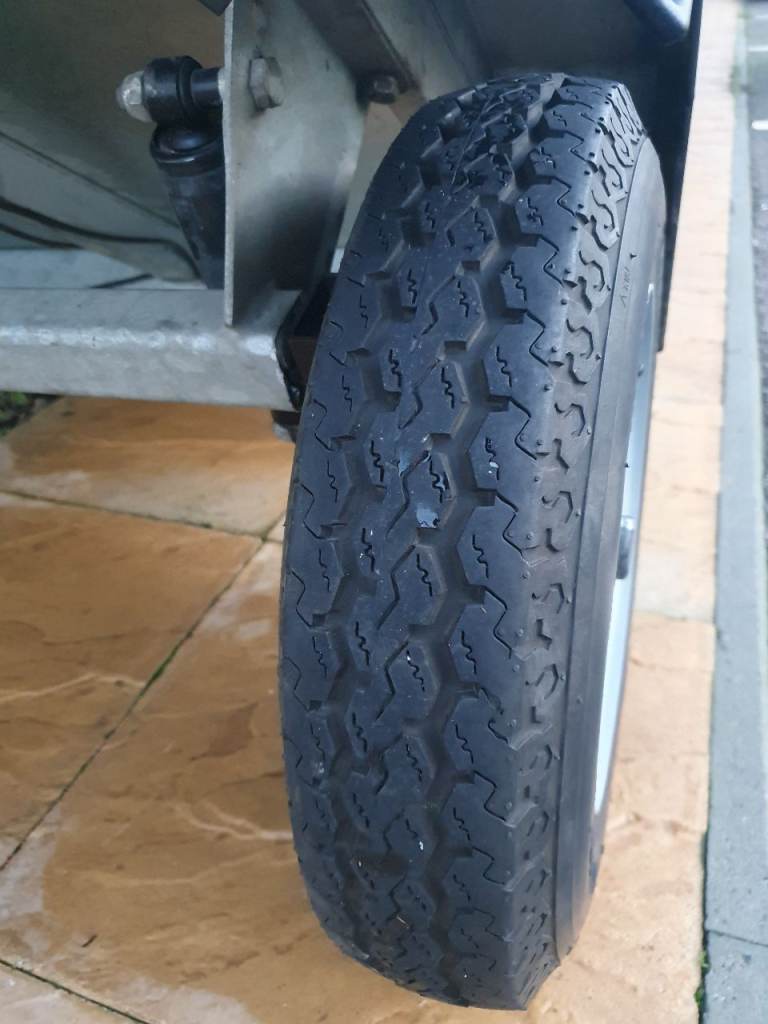 Daxara 127 Trailer with high frame and cover 