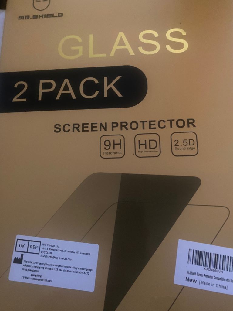 Mr. Shield Glass Screen Protector 2 Pack – New