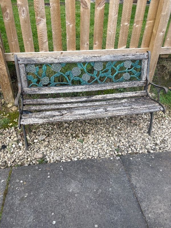Garden bench for upcycling 