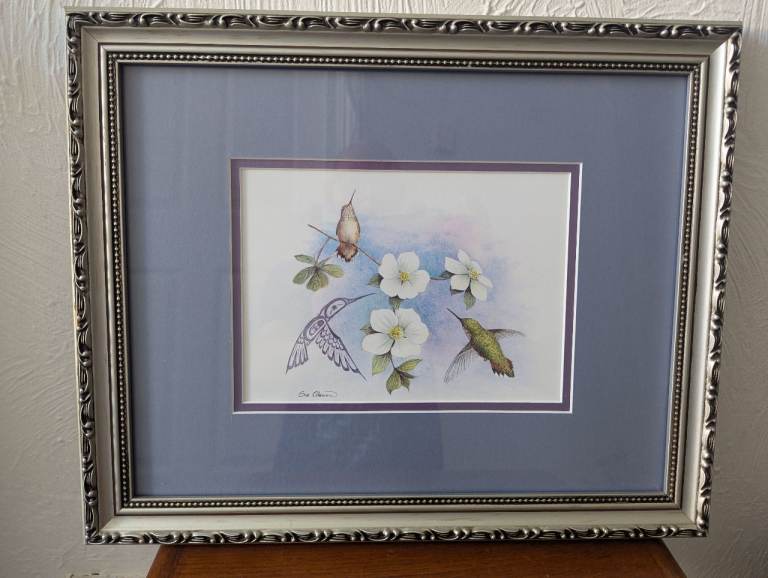 DOGWOOD AND HUMMINGBIRD BY SUE COLEMAN 