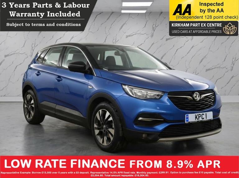 2019 Vauxhall Grandland X 1.2 Turbo GPF Sport Nav SUV 5dr Petrol Manual Euro 6 (s/s) (130 ps) NAT...