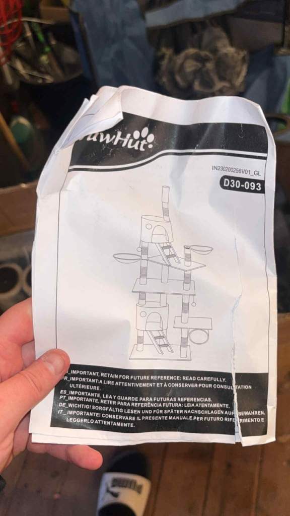 New in box scratch post for cats 