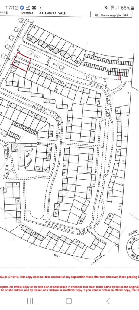 Freehold garage FOR SALE Aylesbury 