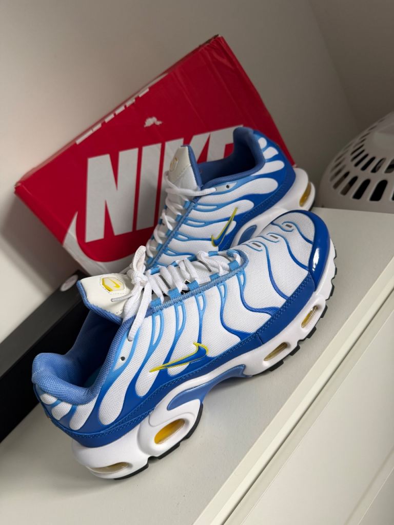 Nike Air Max TN Plus – White and Blue, UK 9 New