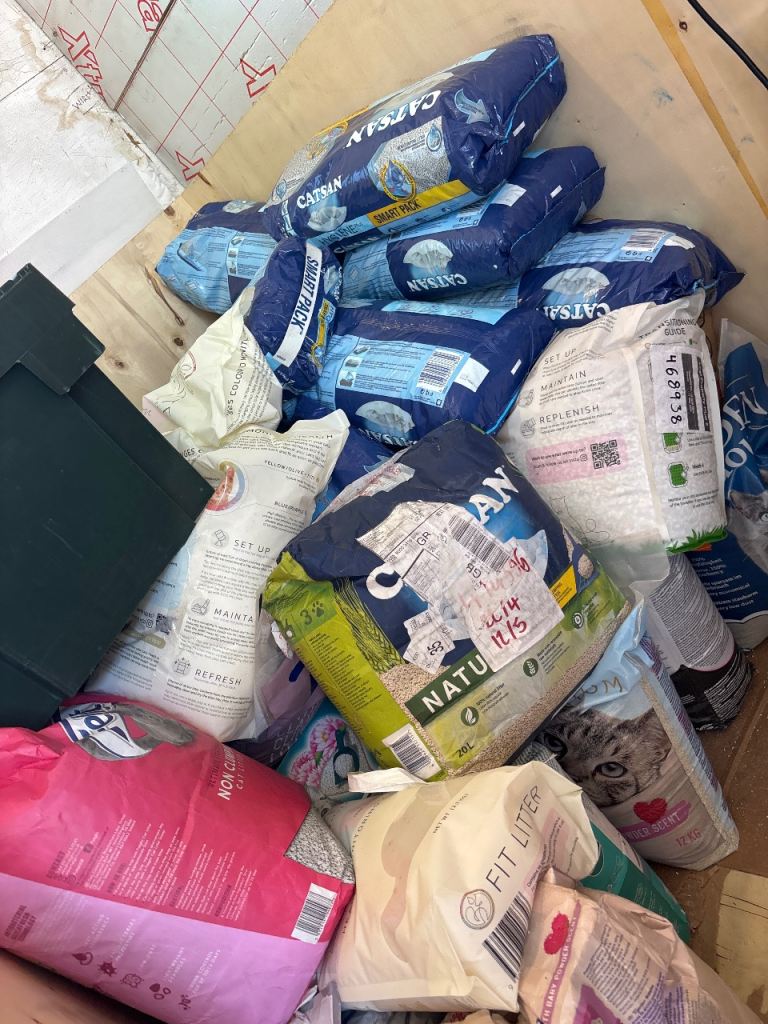Cat litter - message for prices 