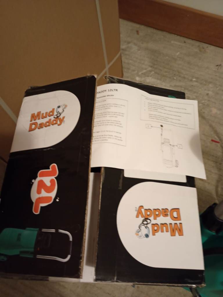 Muddy daddy 12 litre dog washer 