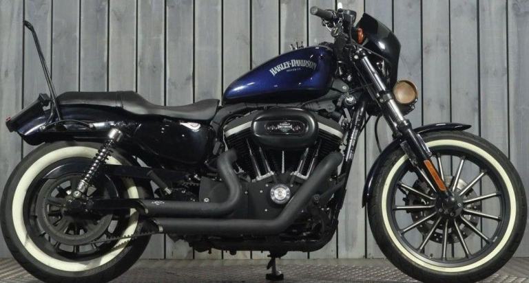 2013 13 HARLEY XL883 IRON XL 883 N 13 SPORTSTER BLUE CUSTOM CRUISERVANCEHINES