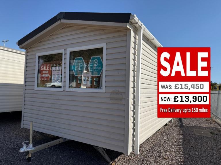 3 Bed DG & CH 10ft Wide Static Caravan - Offsite Sale / Self Build / Farms