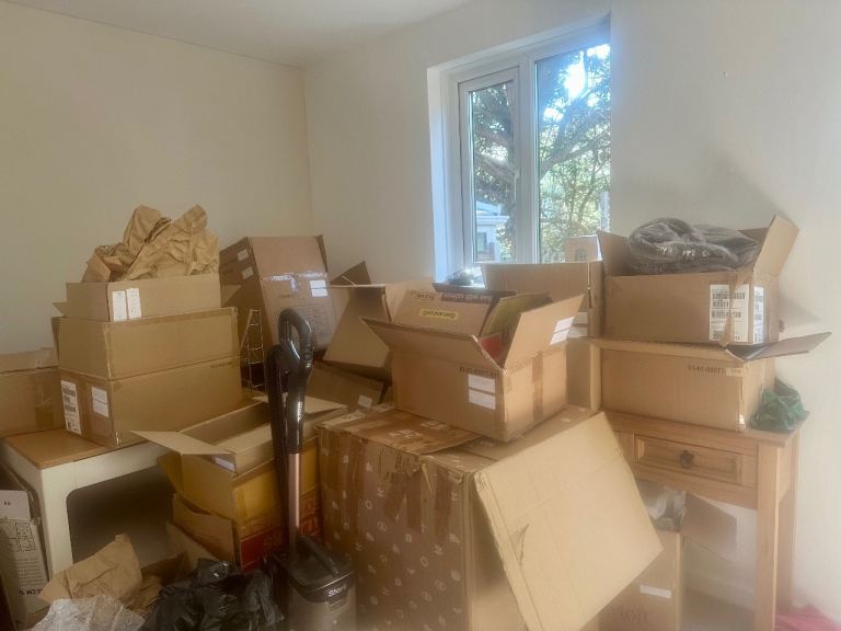 Cardboard boxes and packaging material 