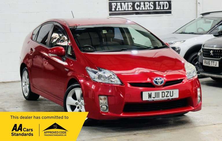 2011 Toyota Prius 1.8 VVT-h T Spirit CVT Euro 5 (s/s) 5dr HATCHBACK Petrol/Electric Hybrid Automatic