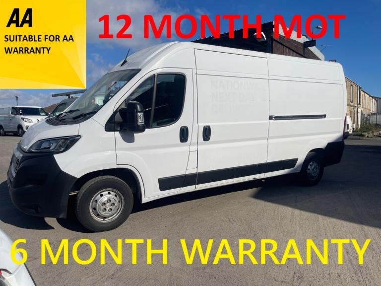 2022 Peugeot Boxer 2.2 BlueHDi H2 Professional Van 140ps PANEL VAN Diesel Manual