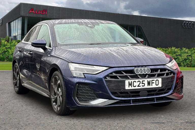 2025 Audi A3 30 TFSI S Line 4dr S Tronic Saloon Petrol Automatic