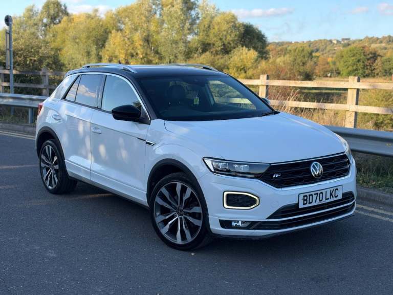 2021 VOLKSWAGEN T-ROC 1.5 TSI EVO R-LINE AUTO DSG WHITE LOW MILES TOP SPEC