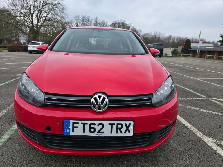 62 VOLKSWAGEN GOLF 1.6TDI DIESEL MATCH 5DR HATCHBACK RED