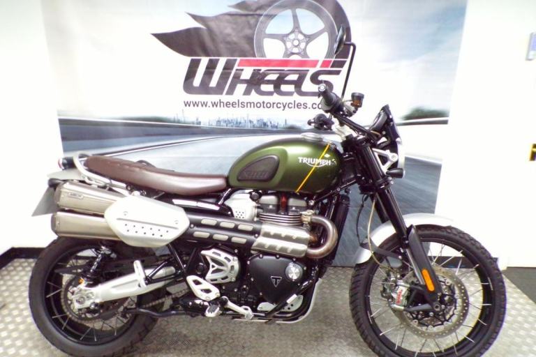 2019 TRIUMPH SCRAMBLER 1200 XC WITH ONLY 15413 MILES FROM NEW