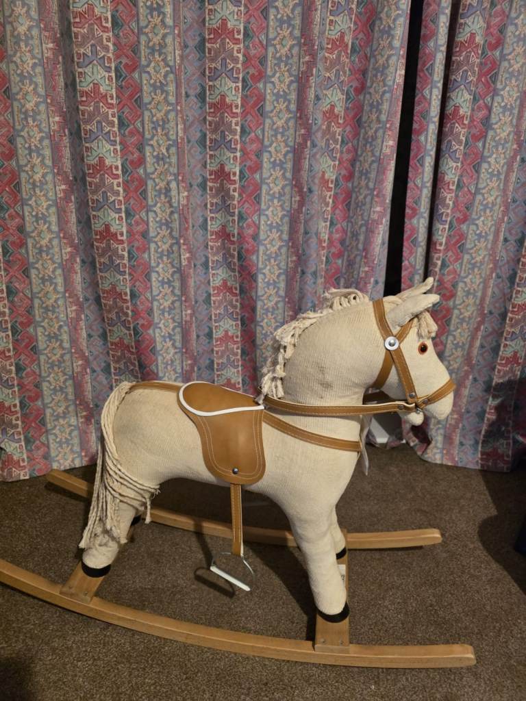 Kids Plush Rocking Horse