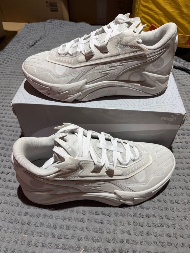 Puma Scion Zeros II Glacial Gray/Puma White UK 10 Trainers