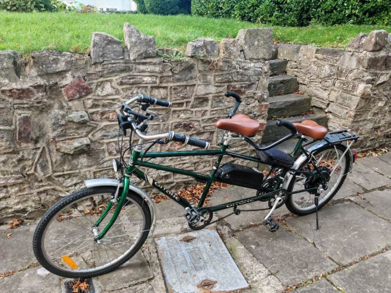 Tandem electric bike good condition 