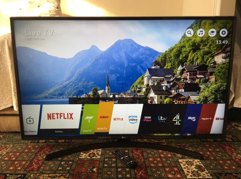 Lg 49UJ634V 49 Inch Smart 4K Ultra HD HDR LED TV