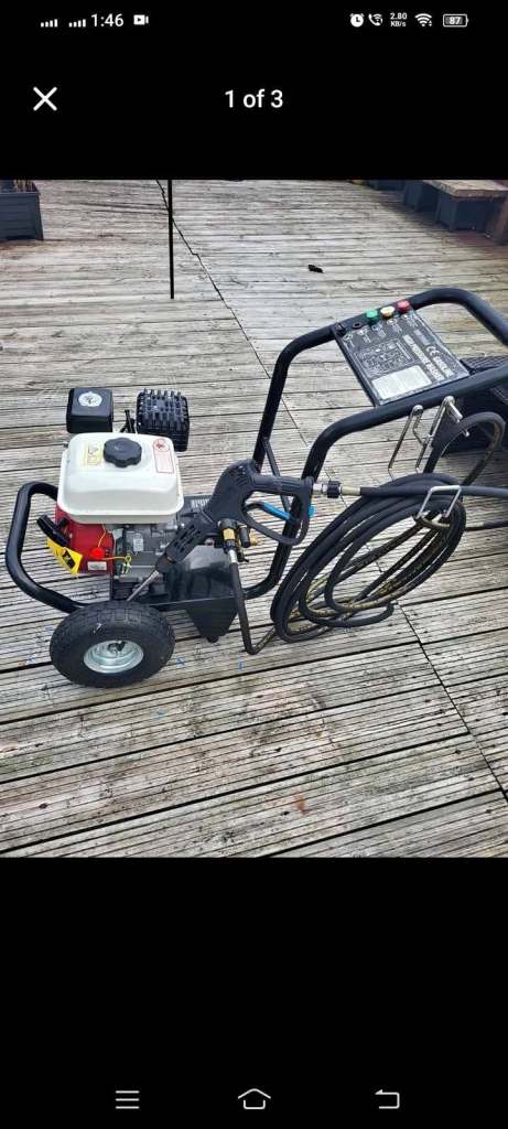 ⭐ Brand New Pressure Washer POWER JET CLEANER Petrol 3500PSI / 240BAR 7 ...
