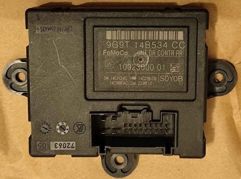 Ford Mondeo Mk4 2014 Passenger Side Door Control Module 9G9T14B534CC £10